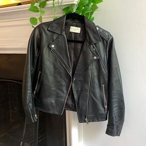 Sandro leather jacket